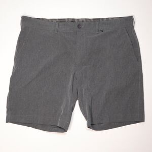V46 Golf Shorts Premium Performance Gray 9" Inseam Casual Tech Pocket Mens 40